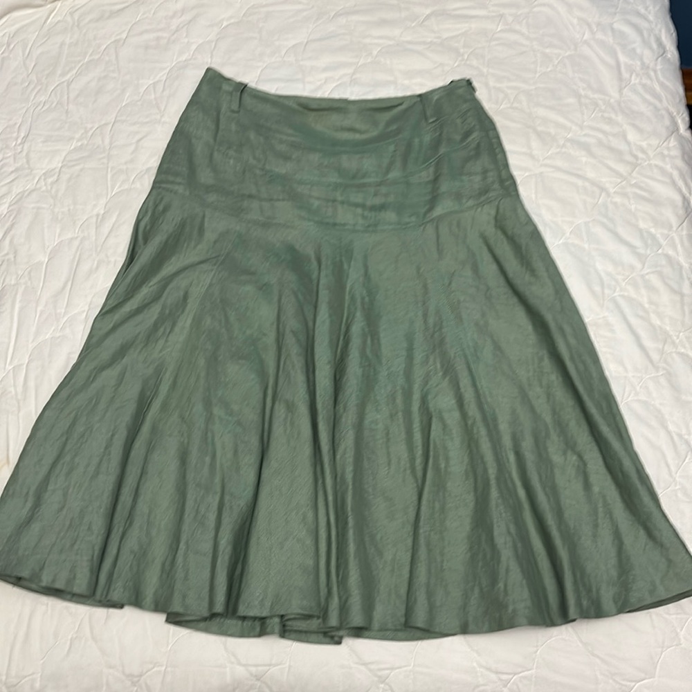 Lafayette 148 100% Linen Skirt